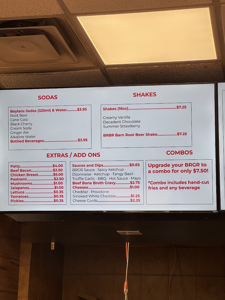 Brgr Barn Menu - Image 4